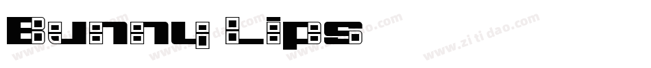 Bunny Lips字体转换